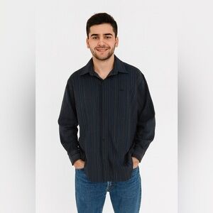 Marco Polo Mens Shirt Long Sleeves Blue XL